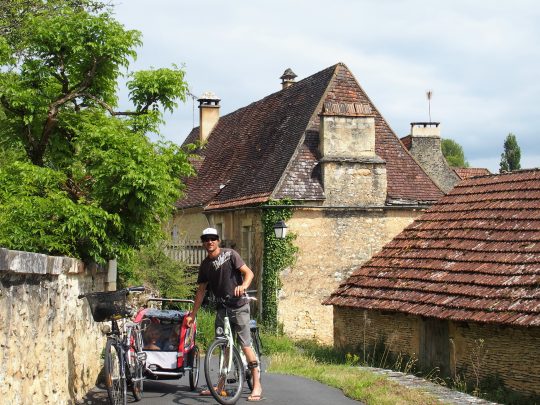 piste cyclable Castelnaud la chapelle, Perigord