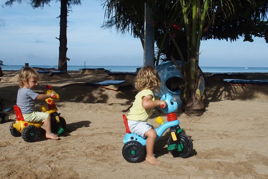 la thailande avec des enfants